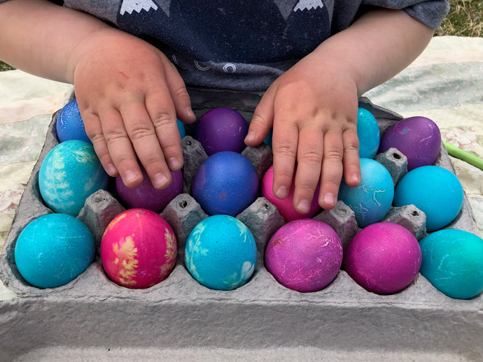 Celebrate the Creative - Toddler Egg Dyeing