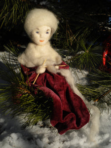 grandmother winter puppet