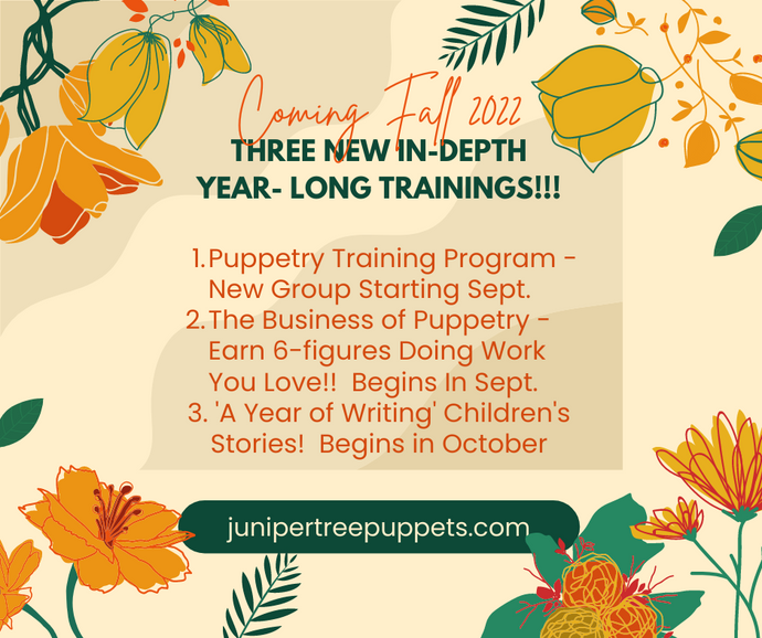 3 Year Long In-Depth Trainings Coming This Fall 2022 - So Excited About Them!!