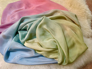 Rainbow Silk for Puppet Stages