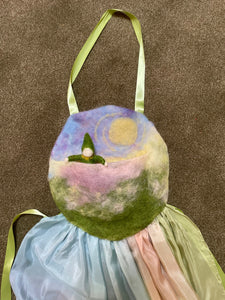 SOLD!!!!!!  Handmade Summer-Time  Puppetry Story Apron Theater