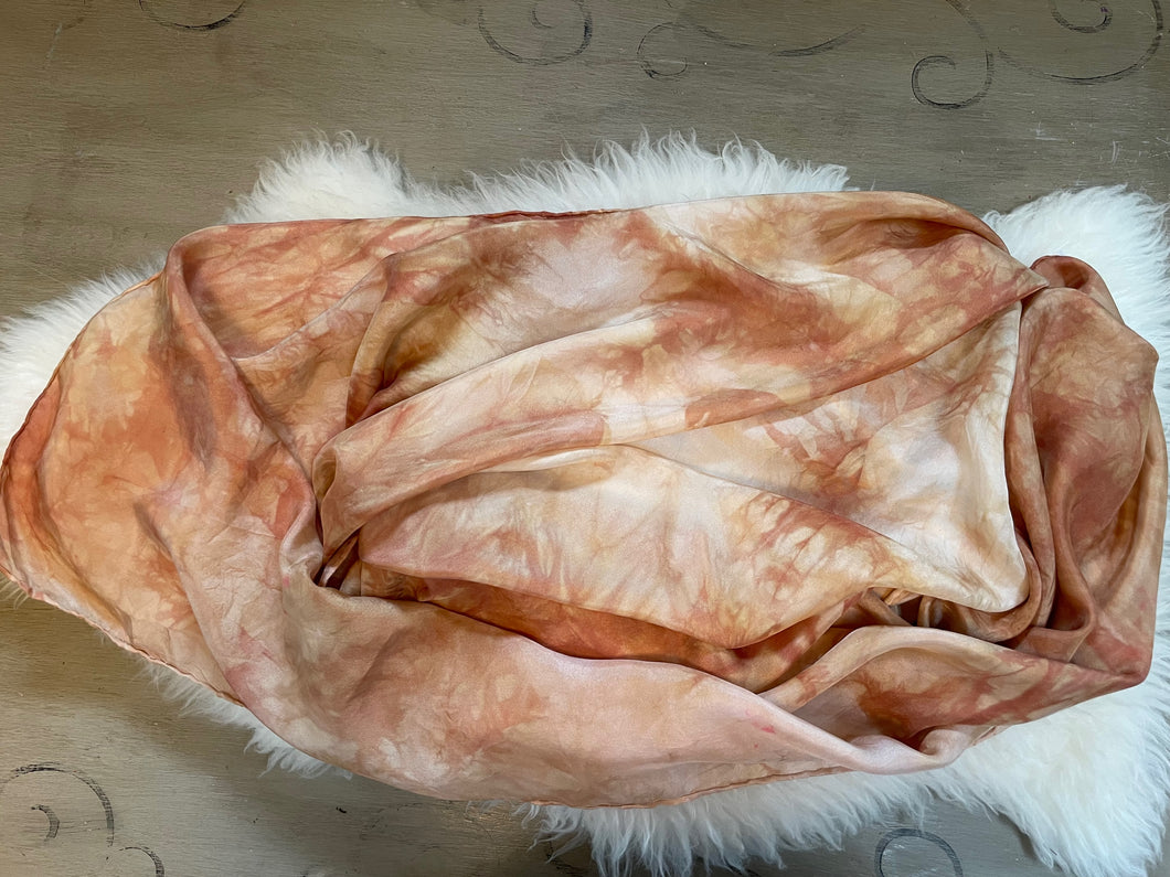Autumn Mood Puppet Silk 45 inch Square 8mm Habotoi Silk